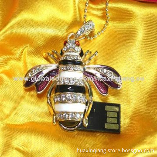 USB Flash Drive, Diamond + Animal Shape Style